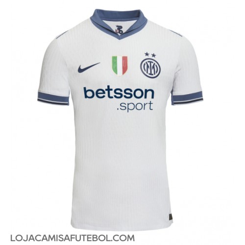 Camisa de Futebol Inter Milan Equipamento Secundário 2024-25 Manga Curta